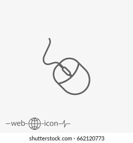 pc mouse vector icon