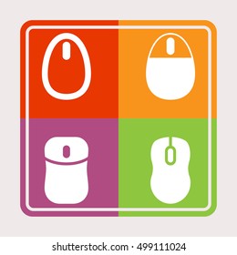 PC mouse vector object