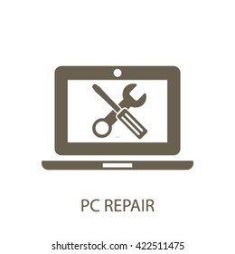 icono de reparación de pc
