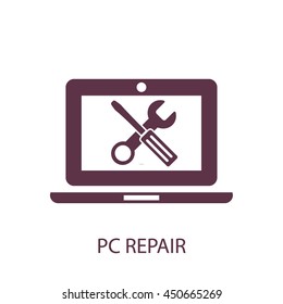PC-Reparatursymbol