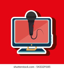 pc screen microphone speaker