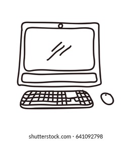 pc technology doodle