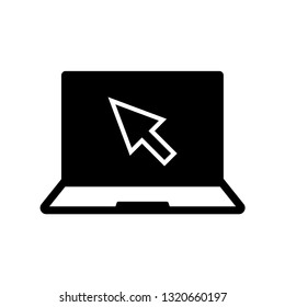 PC, TV, Laptop and screen Icon Vector