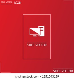 PC vector icon