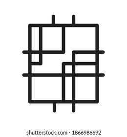 PCB board icon isolated on a white background from a collection of electrical tools and elements. trendy pcb board icons and modern pcb board symbols for logos, web, apps