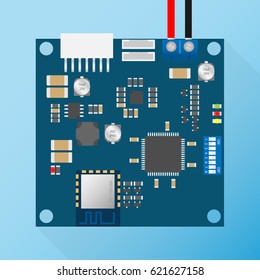 PCB with component control industry soldering iron