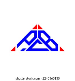PCB letter logo creative design with vector graphic, PCB simple and modern logo.