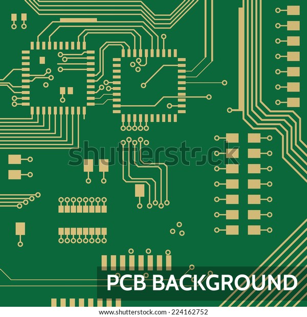 「PCBベクター画像の背景」のベクター画像素材(ロイヤリティフリー) 224162752