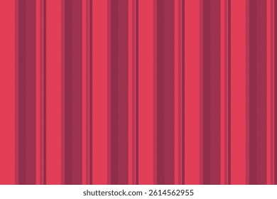 Pccupation vector lines textile, greeting card stripe background fabric. Siwali pattern vertical texture seamless in red and pink colors palette.