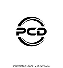 PCD Logo Design, Inspiration for a Unique Identity. Modern Elegance and Creative Design. Watermark Your Success with the Striking this Logo.
