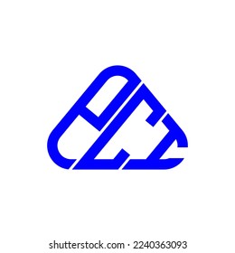 PCI letter logo creative design with vector graphic, PCI simple and modern logo.