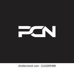 PCN Logo Design Abstract Signs Symbols Shape Rectangle Initials Letter Typhography Monogram