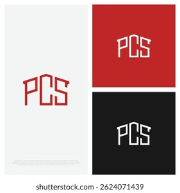 PCS Home Modern Logo Vector