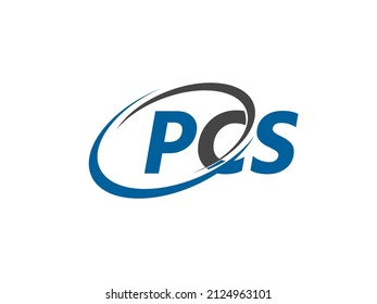 PCS Letter Creative Modern Elegant Swoosh Logo Design