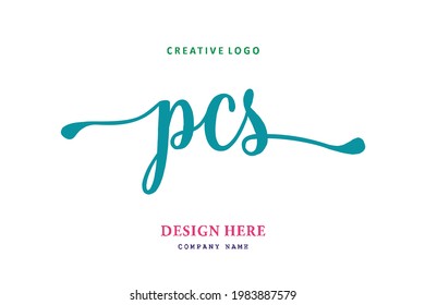 PCS Lettering Logo Is Simple, Easy To Understand And Authoritative