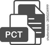 PCT File Format Folder Icon Design Symbol
