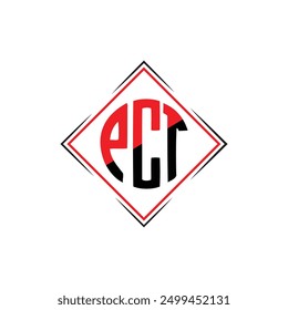 PCT logo. P C T design. White PCT letter. PCT, P C T letter logo design.