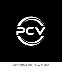 Diseño de logotipos PCV, inspiración para una identidad única. Elegancia moderna y diseño creativo. Marca tu éxito con el impresionante logotipo.