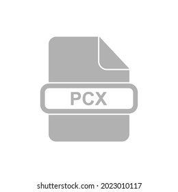 PCX file format icon vector sign symbol