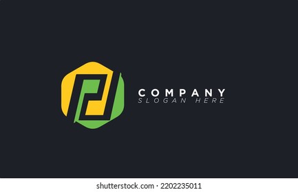 PD Alphabet letters Initials Monogram logo DP, P and D