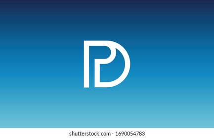 Pd Dp Alphabet Letter Mark Monogram Stock Vector (Royalty Free ...