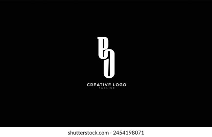 PD ED Abstract initial monogram letter alphabet logo design