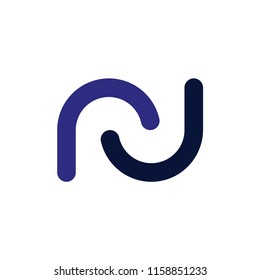 PD Initial letter Line logo icon vector