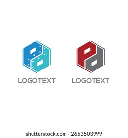PD Letter initial logo Design Template