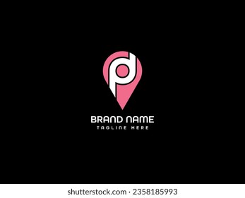Logo-Design des Druckbuchstaben