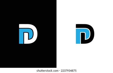 PD letter logo creative design with vector graphic