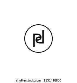 pd letter vector logo