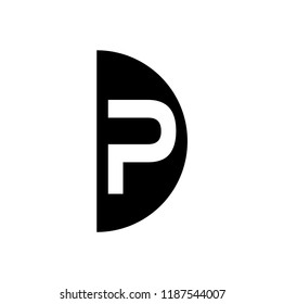 Pd Letter Vector Logo Stock Vector (Royalty Free) 1187544007