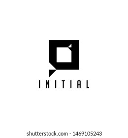 PD logo.A square box that is designed to be an initial design.