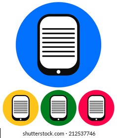 Pda, Ebook reader icon