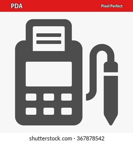 PDA Icon. Professional, pixel perfect icons optimized for both large and small resolutions. EPS 8 format.