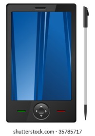pda isolated on a white background. Vector illustration.