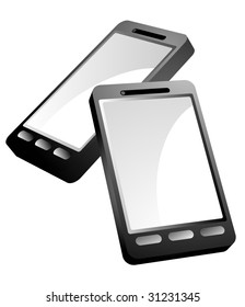 PDA Phone Vector