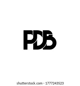 Pdb Letter Original Monogram Logo Design Stock Vector (Royalty Free ...