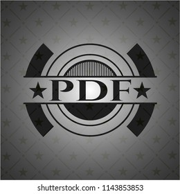 PDF black badge