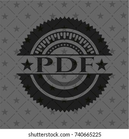 PDF black emblem
