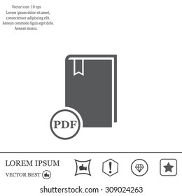 pdf book icon