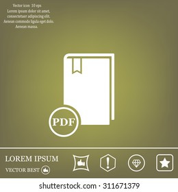 pdf book icon