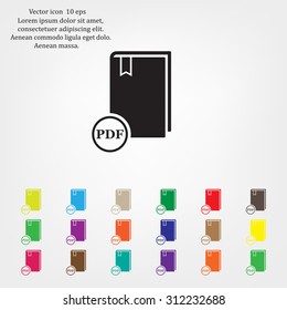 pdf book icon