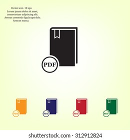 pdf book icon