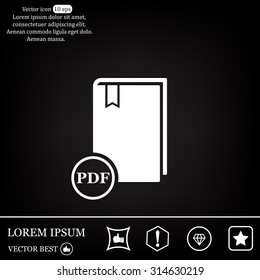 pdf book icon