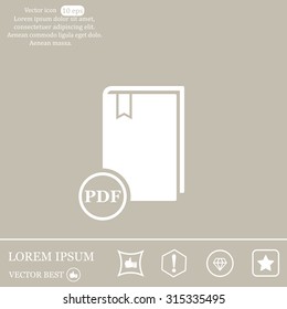 pdf book icon