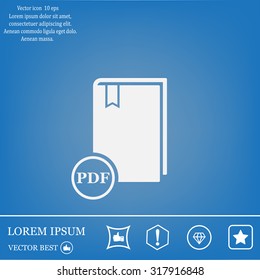 pdf book icon