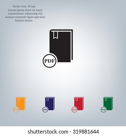 pdf book icon