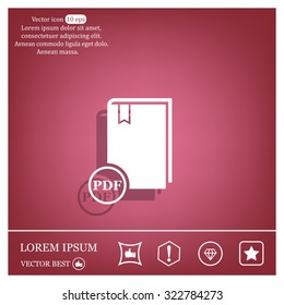 pdf book icon