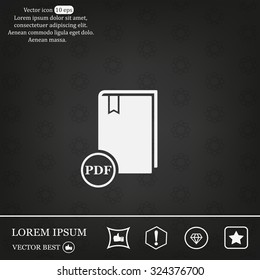 pdf book icon